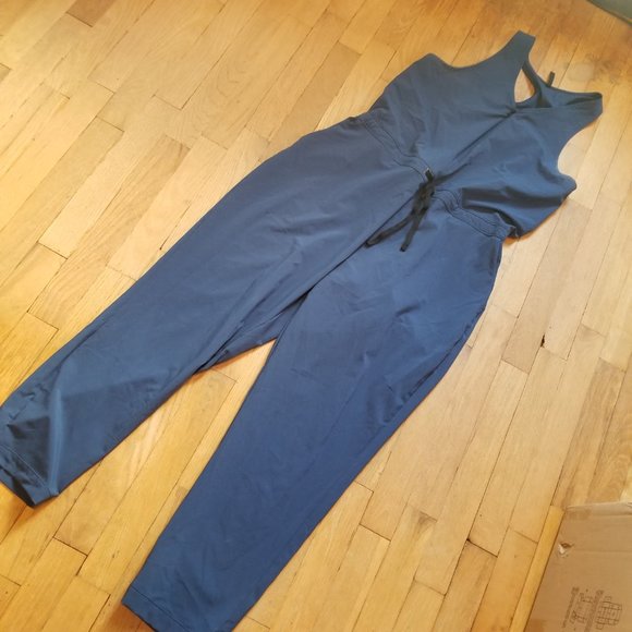 Women's Navy Jumpsuit - Picture 2 of 6